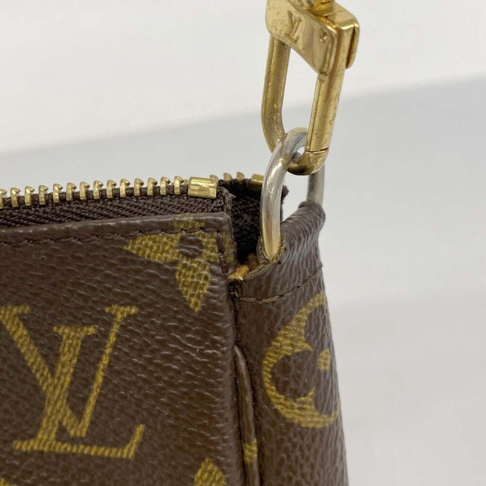 LOUIS VUITTON Authentic Brown Monogram Pochette Pouch - Picture 6 of 9